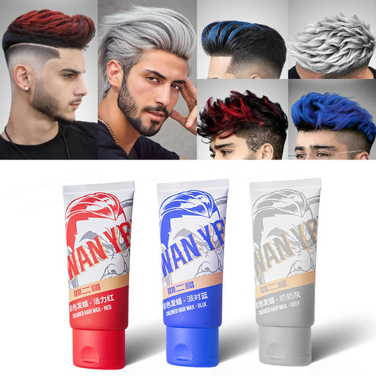Best Temporary Hair Color for Men in 2025 | Colored Hair Wax Guide