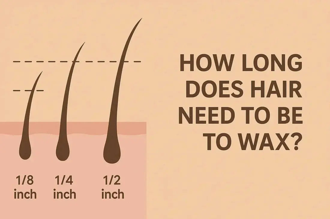 how long does hair have to be to wax