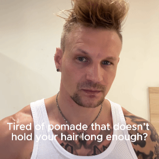 KWAN YEE GOR Strong Hold Hair Pomade | strong hold hair products KWAN YEE GOR