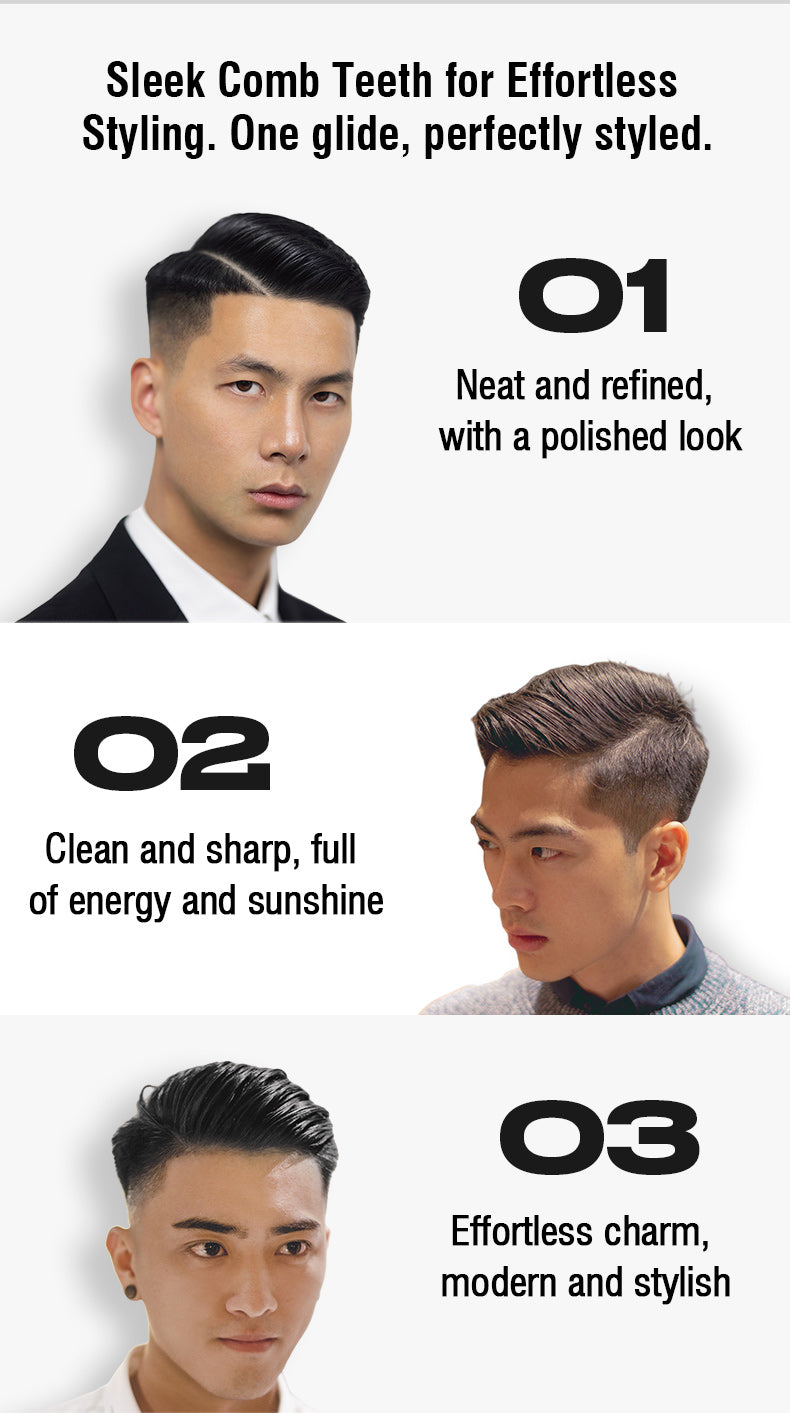 KWAN YEE GOR Patent Pocket Oil Comb – Black Grooming Tool - KWAN YEE GOR