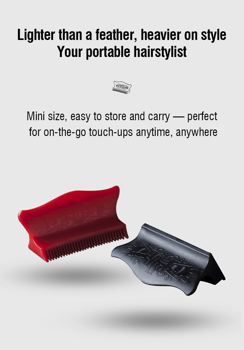 KWAN YEE GOR Patent Pocket Oil Comb – Black Grooming Tool - KWAN YEE GOR