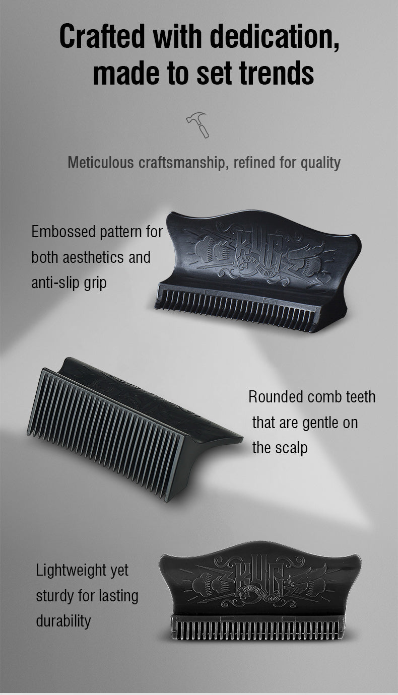 KWAN YEE GOR Patent Pocket Oil Comb – Black Grooming Tool - KWAN YEE GOR