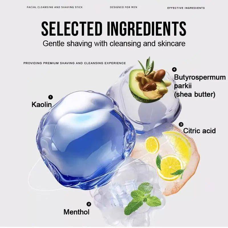 KWAN YEE GOR Premium 3-in-1 Shaving Soap, Face Wash & Cream - KWAN YEE GOR