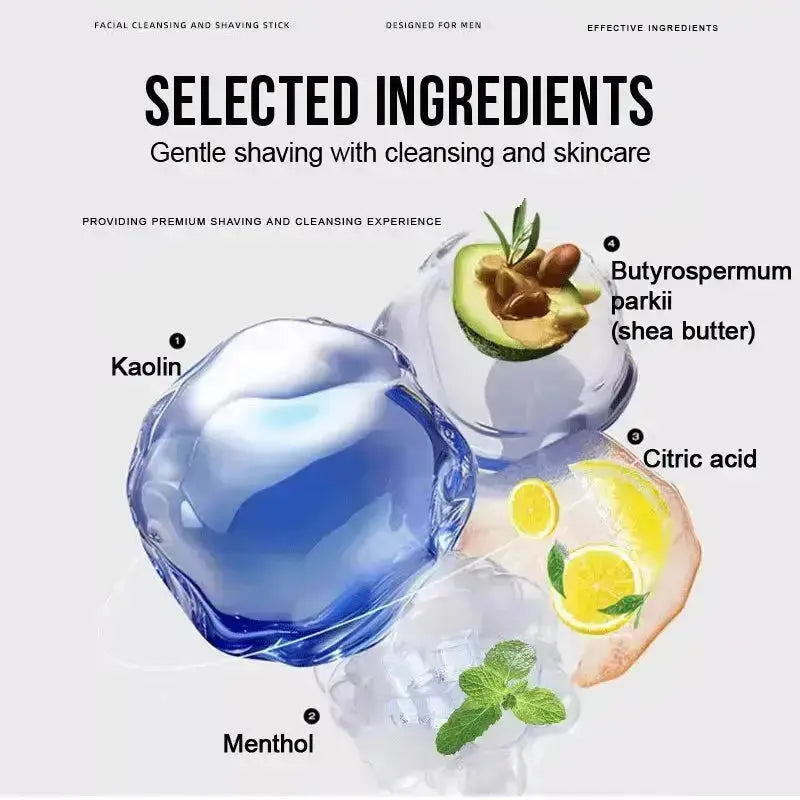 KWAN YEE GOR Premium 3-in-1 Shaving Soap, Face Wash & Cream - KWAN YEE GOR