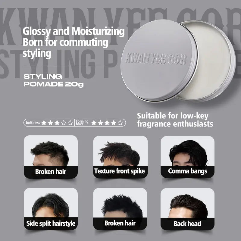 KWAN YEE GOR Hair Pomade for Men - KWAN YEE GOR