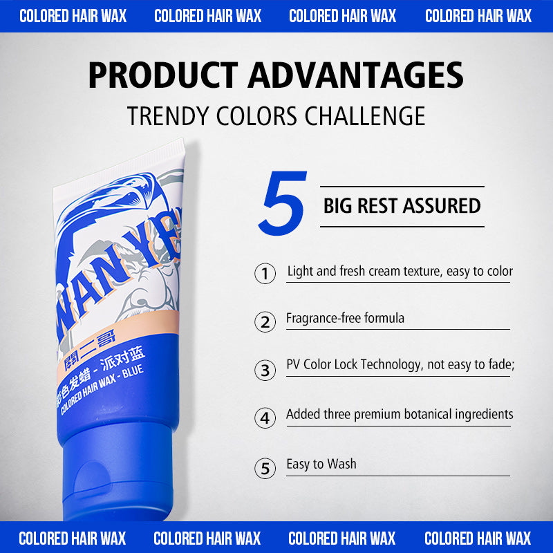 Kwan yee gor Temporary Hair Color | COLORED HAIR WAX - KWAN YEE GOR