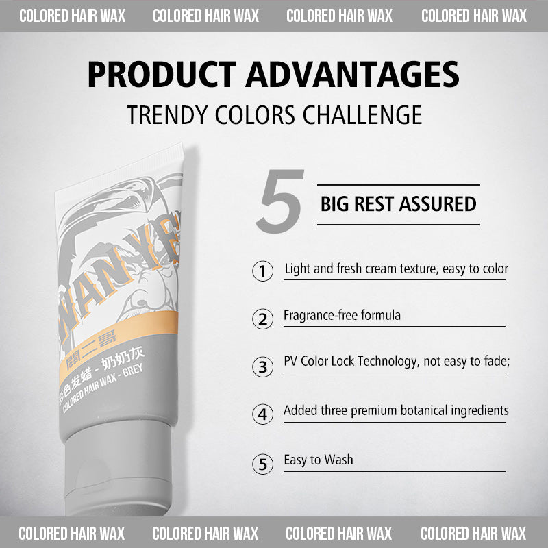 Kwan yee gor Temporary Hair Color | COLORED HAIR WAX - KWAN YEE GOR