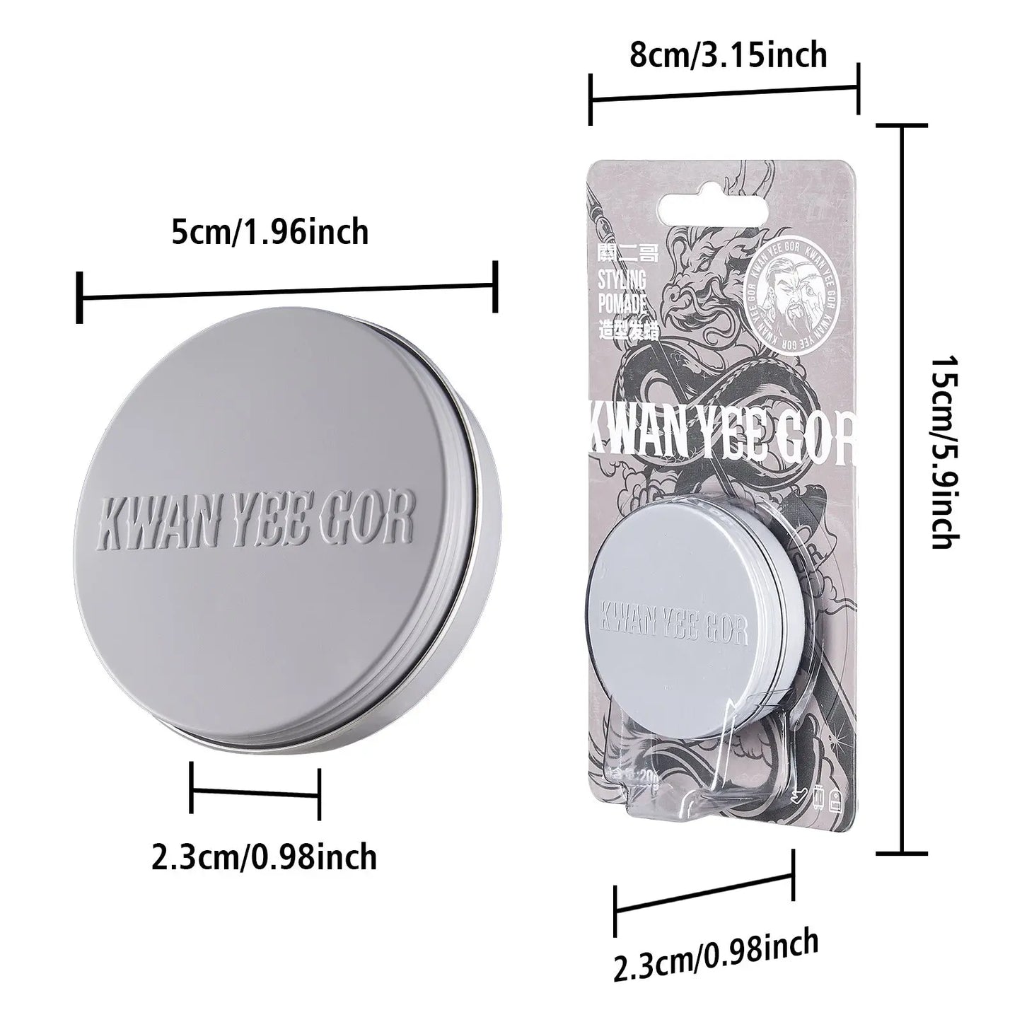 KWAN YEE GOR Hair Pomade for Men - KWAN YEE GOR