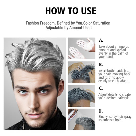 Kwan yee gor Temporary Hair Color | COLORED HAIR WAX - KWAN YEE GOR