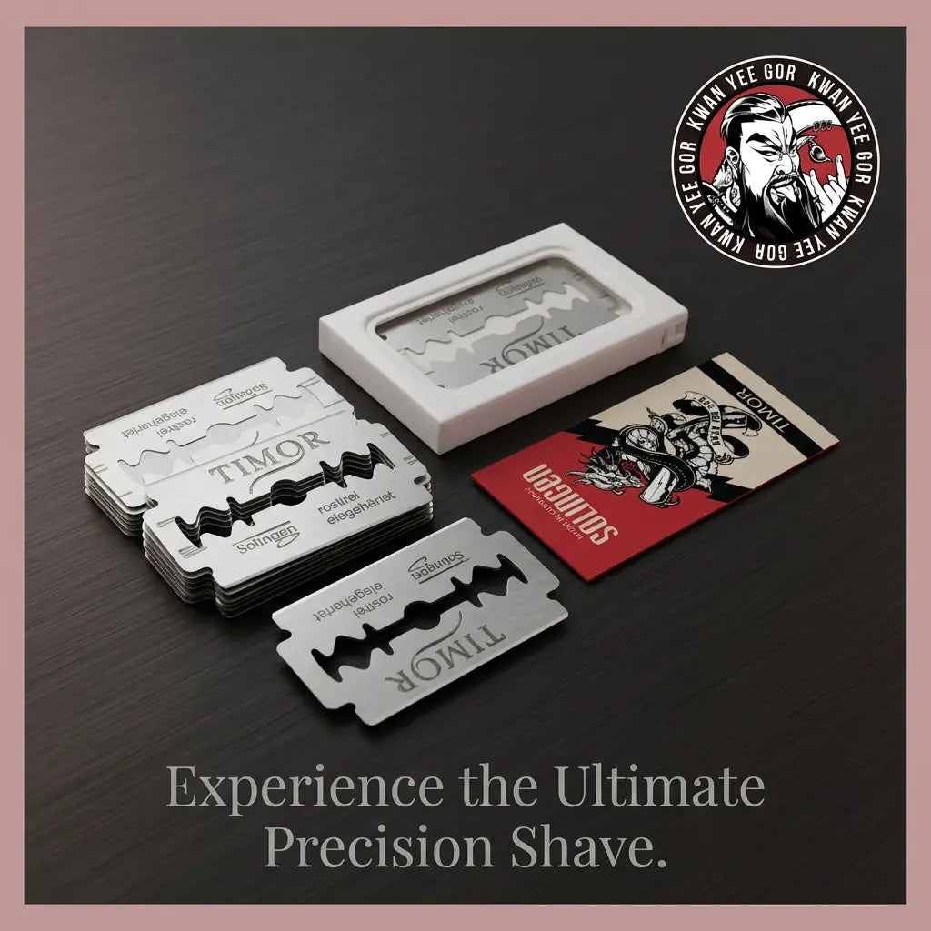Kwanyeegor Double Edge Razor, Safety Razor Blades – Ultra Sharp & Durable (10-Pack) KWAN YEE GOR