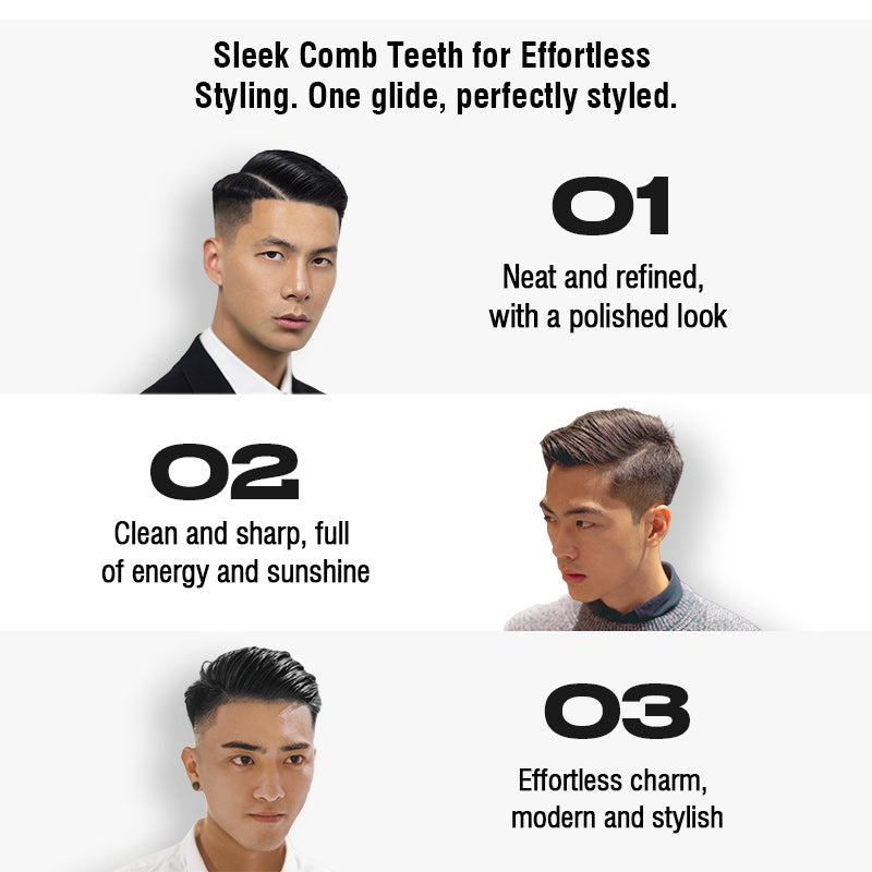KWAN YEE GOR Patent Pocket Oil Comb – Black Grooming Tool - KWAN YEE GOR