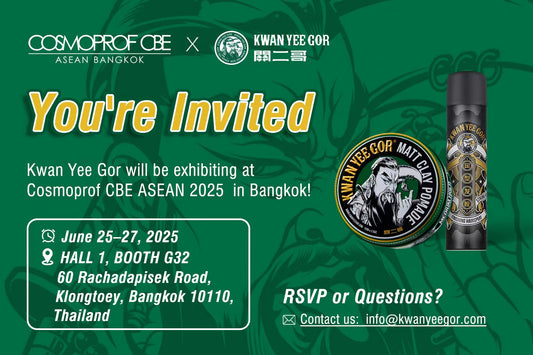 Join Kwan Yee Gor at Cosmoprof CBE ASEAN 2025 – Booth G32 in Bangkok, Thailand