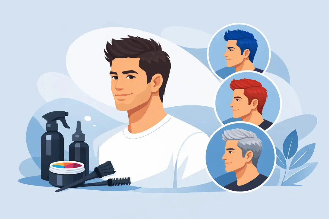 A Guide to Temporary Hair Color for Men