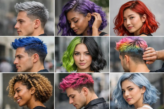 9 Hair Wax Color Transformation Examples