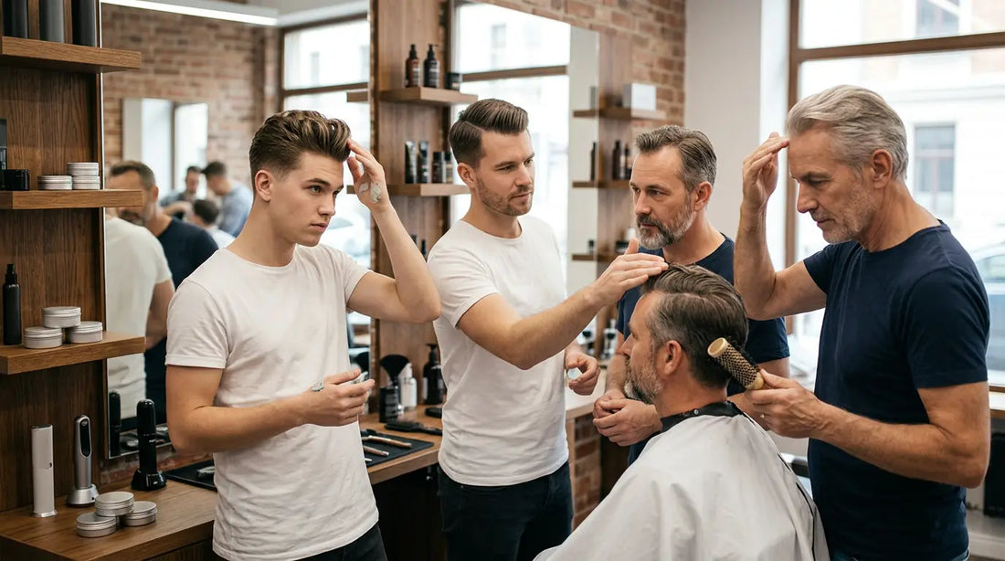 matt clay pomade - Barbers Reveal 4 Hair Styling Basics for Men at Every Age in 2026