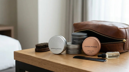 How to Go from Messy to Sharp While Traveling at Any Age - hair pomade, strong hold hair pomade, men's grooming