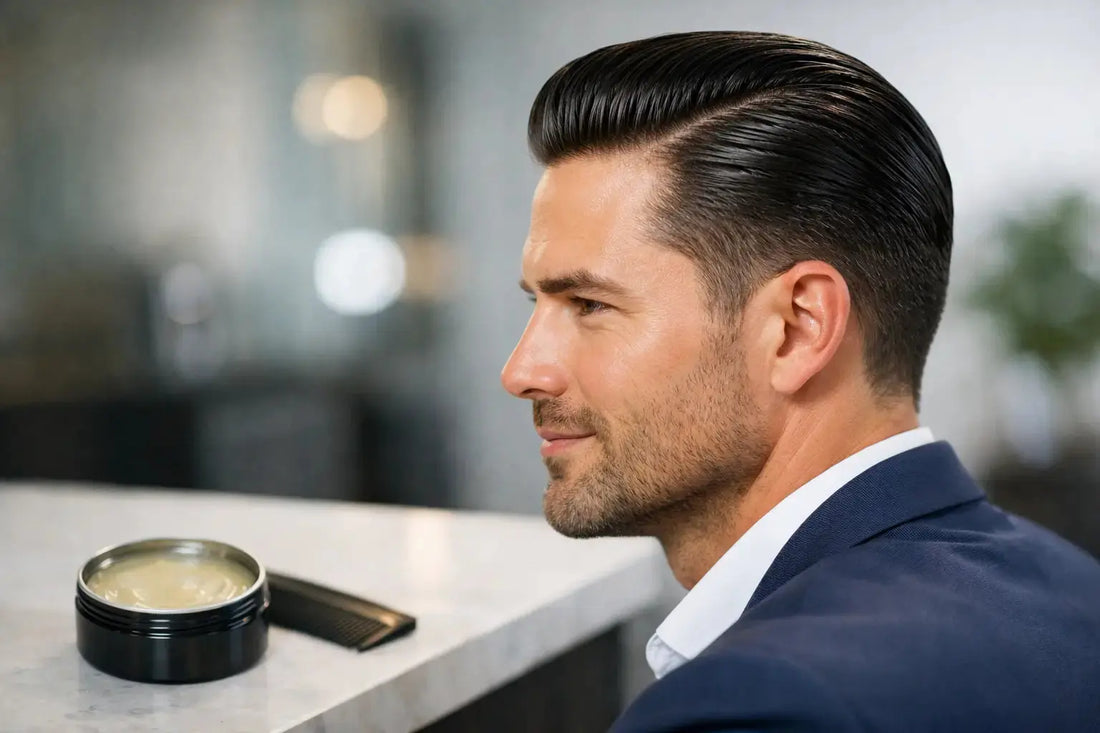 Slick Back Pomade Results Example That Works