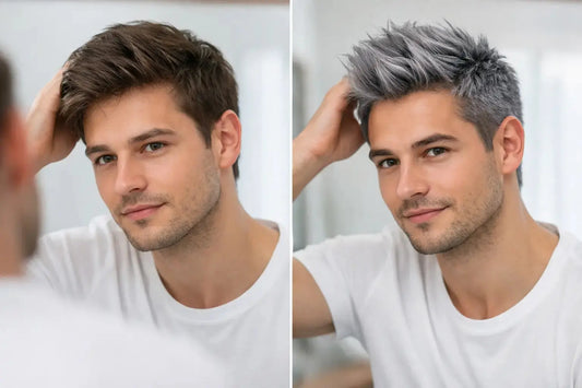 Temporary Hair Wax Before After Results