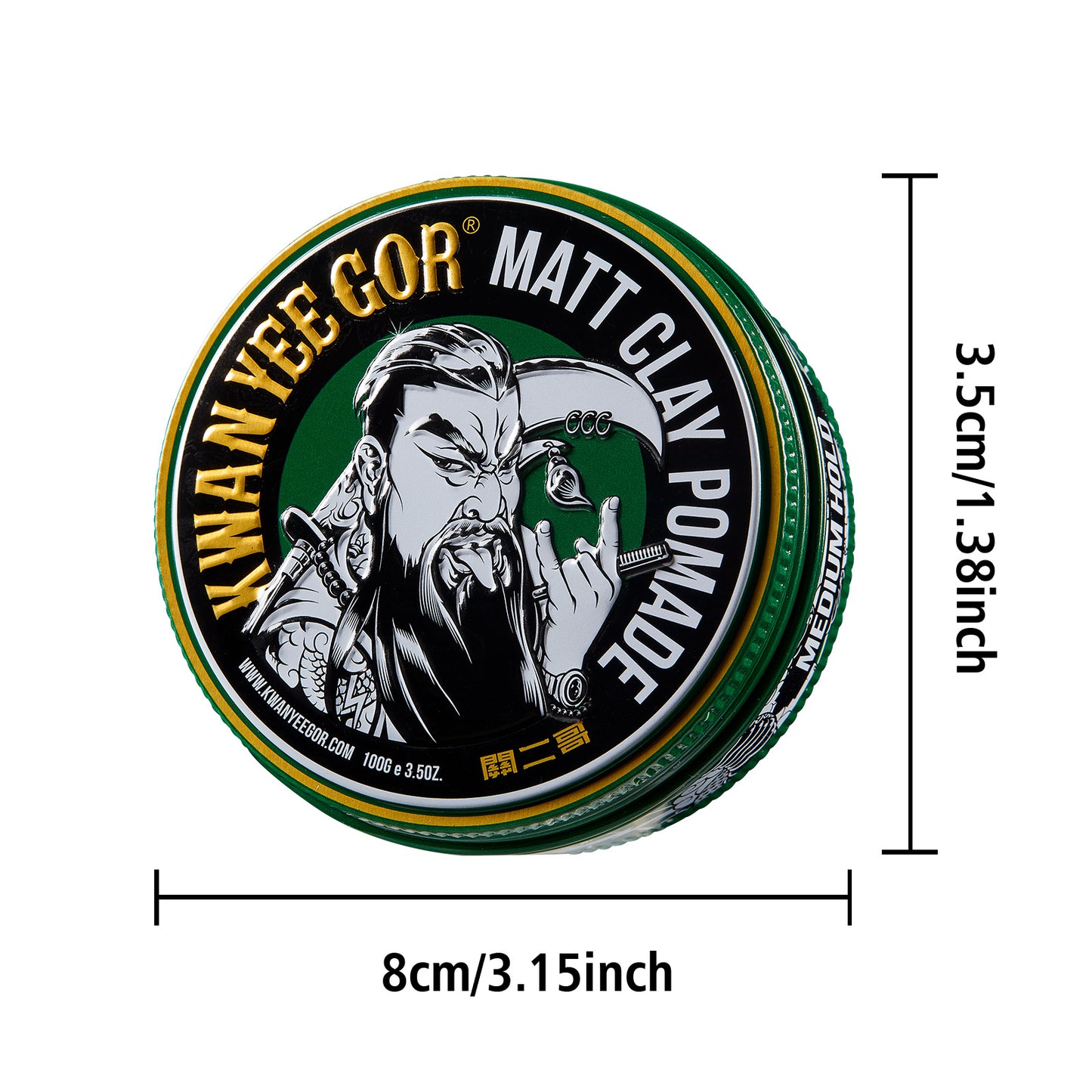 Matte Clay Pomade for Men – Strong Hold, Water-Based
