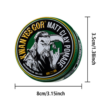 Matte Clay Pomade for Men – Strong Hold, Water-Based
