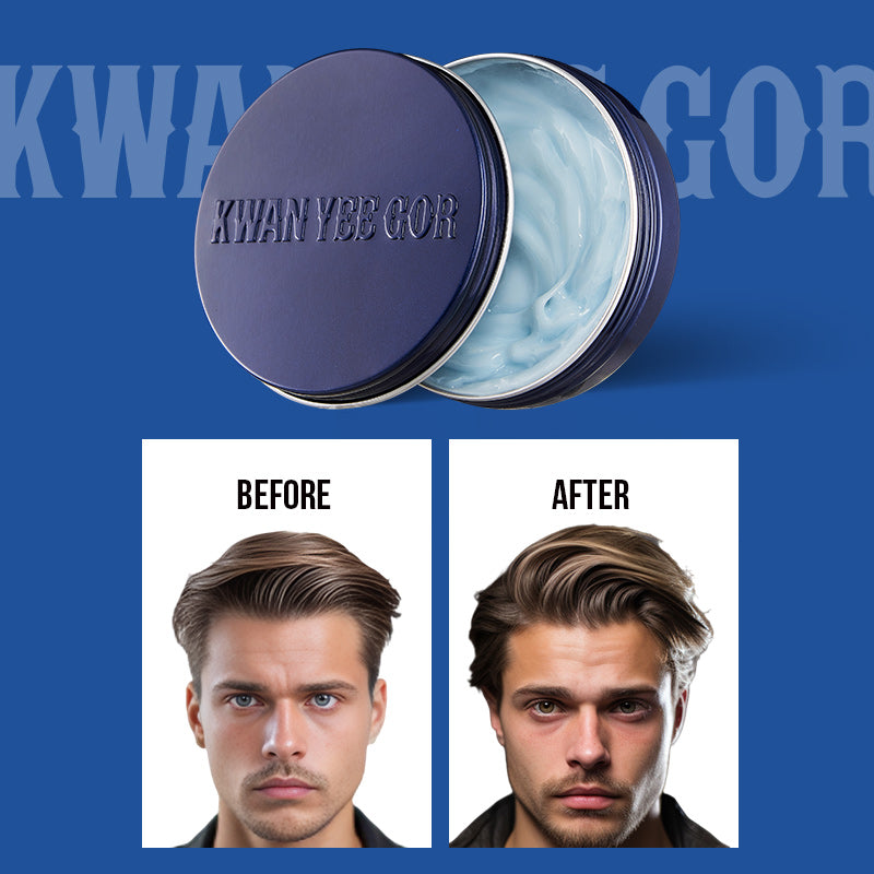 KWAN YEE GOR Cream Pomade | Hair Wax with Beeswax, Camellia & Shea Butter