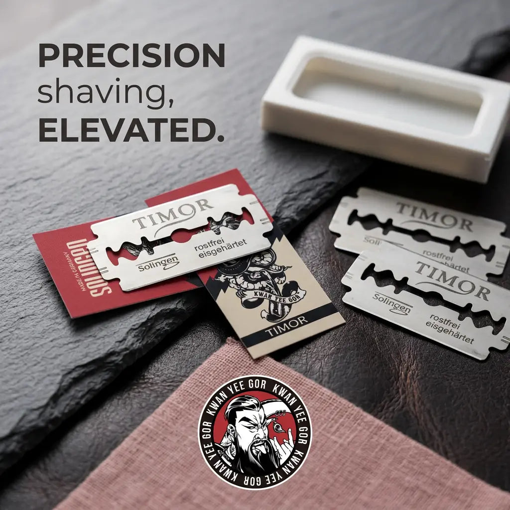 Kwanyeegor Double Edge Razor, Safety Razor Blades – Ultra Sharp & Durable (10-Pack) KWAN YEE GOR
