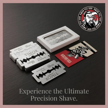 Kwanyeegor Double Edge Razor, Safety Razor Blades – Ultra Sharp & Durable (10-Pack) KWAN YEE GOR