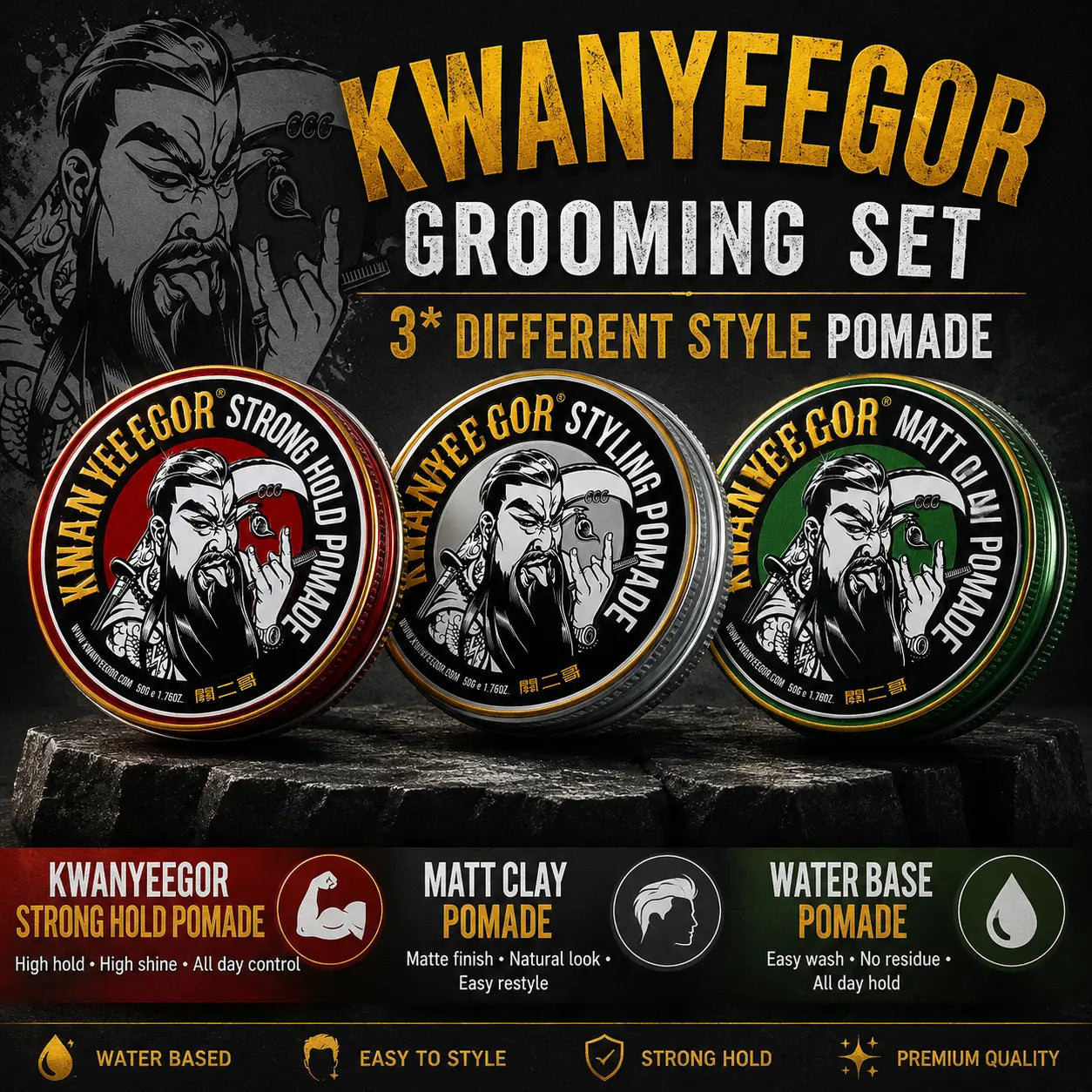 Kwanyeegor Men's Grooming Full Set KWAN YEE GOR