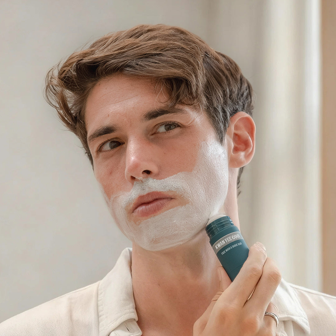 KWAN YEE GOR Premium 3-in-1 Shaving Soap, Face Wash & Cream KWAN YEE GOR