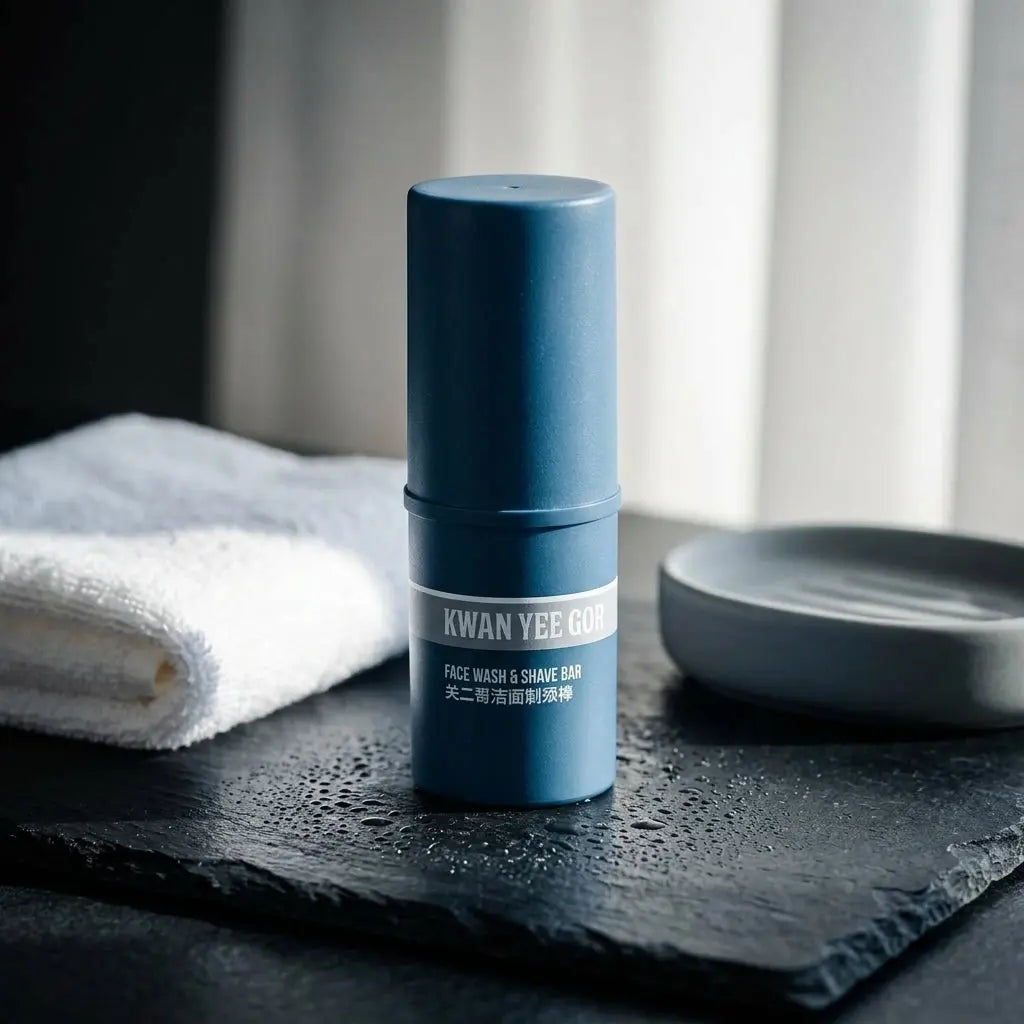 3-in-1 shave and face wash stick — Modern Lifestyle Bathroom | Generated by Modelize