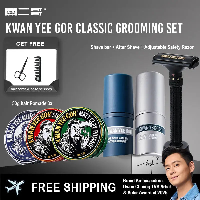 Kwanyeegor Men's Grooming Full Set KWAN YEE GOR