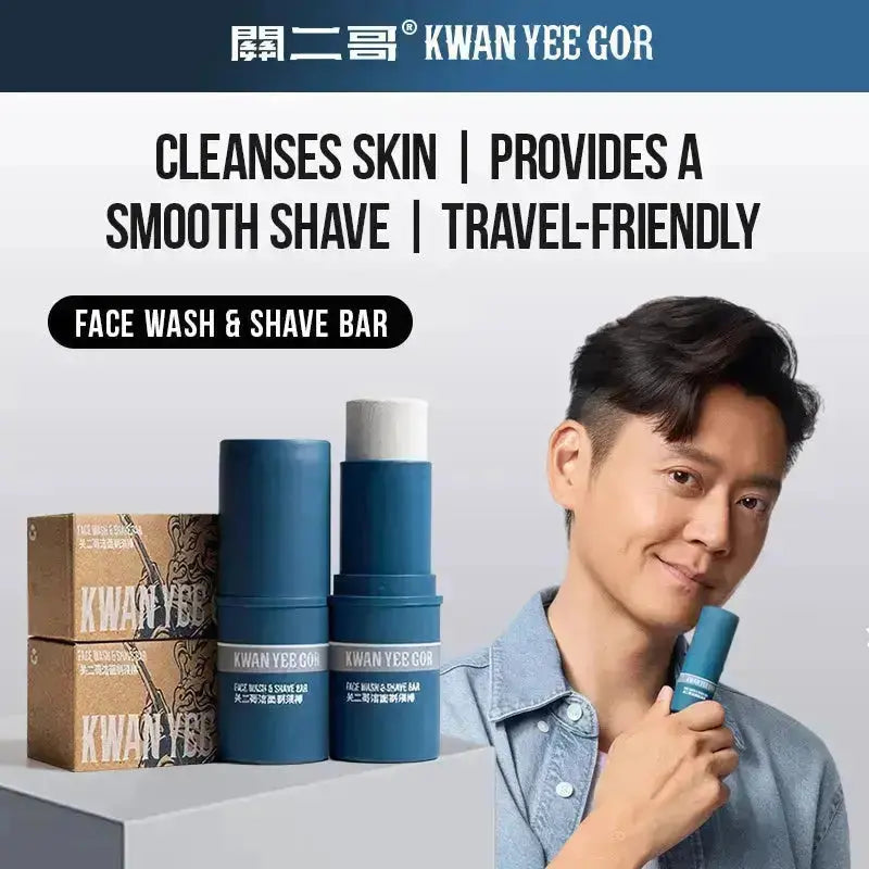 KWAN YEE GOR Premium 3-in-1 Shaving Soap, Face Wash & Cream KWAN YEE GOR